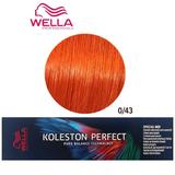 Перманентна крем боя Mixton - Wella Professionals Koleston Perfect Special Mix, нюанс 0/43 златисто червено