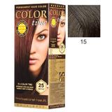 Перманентна боя за коса Rosa Impex Color Time, нюанс 15 Dark Chocolate