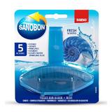  Тоалетен освежител  Blue - SanoBon Toilet Rim Block Blue, 55 гр