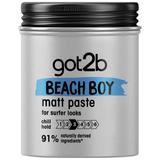 Текстурираща паста с матов ефект - Schwarzkopf Got2b Beach Boy Matt Paste For Surfer Looks No Stickiness, 100 мл