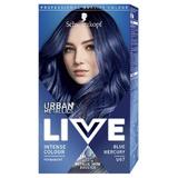 Перманентна боя за коса - Schwarzkopf Live Urban Metallics Intense Color, нюанс U67 Blue Mercury