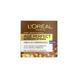 Подхранващо-възстановяващ нощен крем за лице - L'Oreal Paris Age Perfect Nutricion, 50 мл