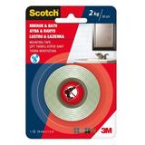 Тайно двойно залепващо тиксо за монтаж на повърхности за баня - 3M Scotch Mirror & Bath Mounting Tape 2 kg, 19 мм x 1,5 м, 1 бр