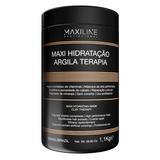   Хидратираща маска с глина - Maxiline Profissional Maxi Hydrating Mask Clay Therapy, 1100 гр