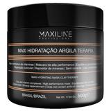   Хидратираща маска с глина - Maxiline Profissional Maxi Hydrating Mask Clay Therapy, 500 гр