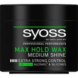 Восък за коса Extra Strong Support Wax Hair Wax - Syoss Professional Performance Max Hold Wax Medium Shine, 150 мл