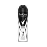  Дезодорант  спрей против изпотяване за мъже - Rexona MotionSense Invisble Black & White 48h, 150 мл