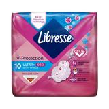 Ароматизирани абсорбенти Wing Absorbents - Libresse Ultra + Deo Normal с Wings, 10 бр