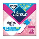 Тънки и ароматни ежедневни абсорбенти - Libresse Dailies Style So Slim Deo Liners, 32 бр