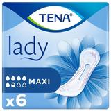 Подложки за инконтиненция - Tena Lady Maxi, 6 бр