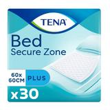  Абсорбиращи подложки- Tena Bed Secure Zone Plus 60x60 см, 30 бр