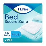 Абсорбиращи подложки- Tena Bed Secure Zone Plus 60x90 см, 20 бр