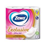  4-слойна ултра фина тоалетна хартия - Zewa Exclusive Ultra Soft, 4 ролки