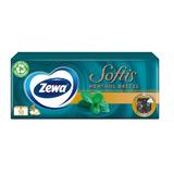  4-слойни хартиени носни кърпички с аромат на ментол - Zewa Softis Menthol Breeze, 10 бр