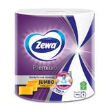 3-слойни кухненски хартиени кърпи - Zewa Premium Jumbo White, 1 ролка