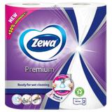 2-слойни кухненски хартиени кърпи - Zewa Premium White, 2 ролки