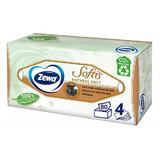  4-слойни кърпички за лице - Zewa Softis Natural Soft, 1 кутия