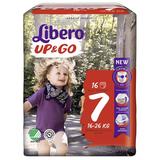  Бебешки пелени- Libero Up & Go, размер 7 (16-26 кг), 16 бр