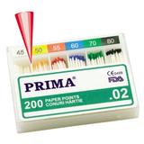 Хартиени стоматологични щифтове Prima асорти 45-80, 200 броя