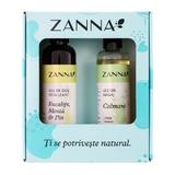 Пакет Zanna - Успокояващо масажно олио и Витализиращ душ гел