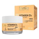 Нощен крем против бръчки с витамин D3, Delia Cosmetics, 50 мл