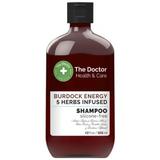 Шампоан против косопад - The Doctor Health & Care Burdock Energy 5 Herbs Infused, 355 мл