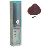 Перманентна боя Absolut Hair Care Colouring Cream, нюанс 4.7 – Червено кестеняво, 100мл