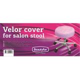 Велурено покритие за защита на стол Beautyfor Salon, лилаво