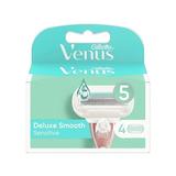 Резервни части за бръснач Gillette Venus Extra Smooth Sensitive с 5 ножчета - Gillette Venus Extra Smooth Sensitive, 4 бр