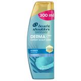 Овлажняващ шампоан за сух скалп - Head&Shoulders Derma X Pro, 300 мл