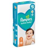 Бебешки пелени - Pampers Active Baby, размер 3 (6-10 кг), 54 бр