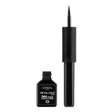 Течна очна линия - L'Oreal Paris Matte Signature Liquid Eyeliner, нюанс 01 Ink Black, 1 бр