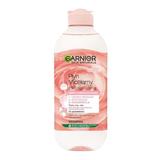 Мицеларна вода, обогатена с розова вода за матова и чувствителна кожа - Garnier Skin Naturals, 400 мл