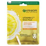  Маска тип сълфетка  за хидратация и блясък - Garnier Skin Naturals Vitamin C Sheet Mask, 28 гр