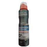 Дезодорант спрей против изпотяване за мъже - L'Oreal Paris Men Expert Magnesium Defense Hypoallergenic 48H, 150 мл