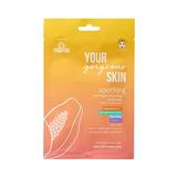 Веган успокояваща салфетка маска с папаялурон - Dr PawPaw Your Gorgeous Skin Sooting, 25 мл