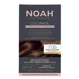Безамонячна трайна боя за коса на маслена основа - Noah Color in Oil, нюанс 7.05 Blond Chocolate (Шоколадово русо), 135 мл