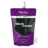 Черен изсветляващ крем с неутрализиращо действие - Fanola No Yellow Lightening Black Cream, 500 гр