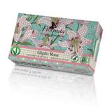 Растителен сапун с аромат на розова лилия - La Dispensa Florinda Sapone Vegetale Giglio Rosa, 100 гр