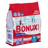 3 в 1 Прах за ръчно пране със свеж зимен аромат за бели дрехи - Bonux 3 в 1 Whites Powder Polar Ice Fresh, 400 гр