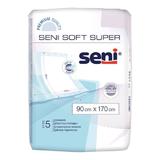 Предпазни подплънки - Seni Soft Super Underpads, 90 x 170 см, 5 бр