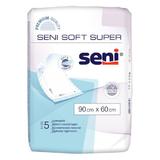 Предпазни подложки - Seni Soft Super Underpads, 90 х 60 см, 5 бр
