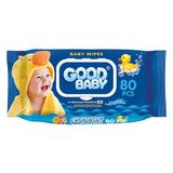 Мокри кърпички с капак - Good Baby Wipes, Paksel, 80 бр
