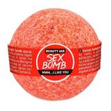 Ефервесцентна топка за баня с арома на ягода - Beauty Jar Sex Bomb, 150 гр
