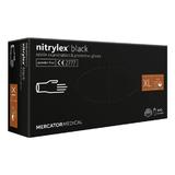 Черни ръкавици за преглед - Nitrylex Black Nitrile Examination & Protective Gloves, размер XL, 100 бр
