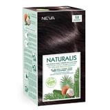 Безамонячна веганска боя за коса - Naturalis, Neva, нюанс 5.0 Light Satin, 150 мл