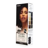 Полуперманентна боя за коса 100% Vegan - Neva Flashy Colors Jet Black, Intense Black нюанс, 100 мл