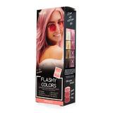 Полуперманентна боя за коса 100% Vegan  - Neva Flashy Colours Rose Gold, нюанс Rose Gold, 100 мл