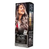 Полуперманентна боя за коса 100% Vegan - Neva Flashy Colors Silver Grey, нюанс Silver Grey, 100 мл