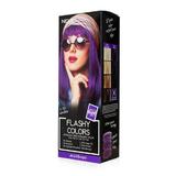 Полуперманентна боя за коса 100% Vegan - Neva Flashy Colours Violet Purple, нюанс Violet, 100 мл